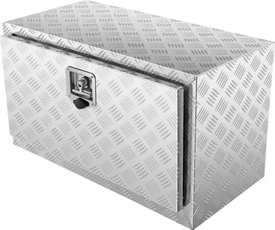 Produktbild von Underbody Truck Box, 30"×14"×16" Pickup Storage Box, Heavy Duty Aluminum Diamond Plate Tool Box with Lock and Keys, Waterproof Trailer Storage Box with T-Handle Latch for Truck, Van, Trailer
