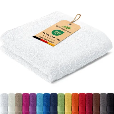 Produktbild von AR Line ARIZONA Handtuch-Serie – 500 g/m² Frottier in 9 Größen verfügbar, Größe: Seiftuch 30x30 cm, Farbe: Weiß