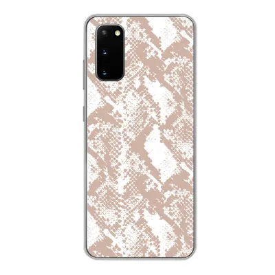 Produktbild von MuchoWow® Handyhülle Schutzhülle Hülle für Samsung Galaxy S20 Schlangendruck - Formen - Pastell Silikon Softcase Handy Hülle - Bild