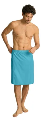 Produktbild von S ACTIVE Kilt S/M Türkis – Mikrofaser 350 g/m², verstellbarer Klettbund, Tasche