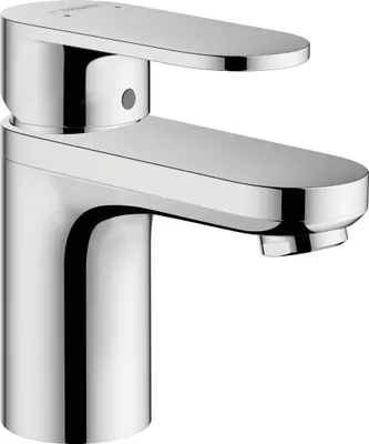 Produktbild von hansgrohe Vernis Blend Einhebel-Waschtischarmatur 100 mit isolierter Wasserführung und Zugstangen-Ablaufgarnitur chrom, Ausladung 108 mm, 71571000