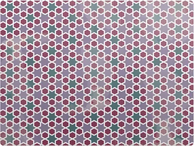 Produktbild von Geometrisches Muster – Bodenschutzmatte – Stuhlunterlage 120x90 cm – Rutschfest – Hartbodenmatte