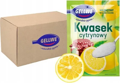 Zdjęcie produktu dla GELLWE Kwasek cytrynowy 20 g x 25 sztuk