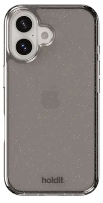 Immagine prodotto di Custodia Holdit Glitzer per Apple iPhone 16 - Nera