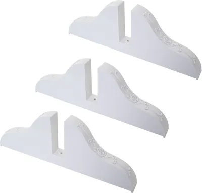 Produktbild von Standfuß für Paravent, Ständer Paraventhalter, weiß  3er Set
