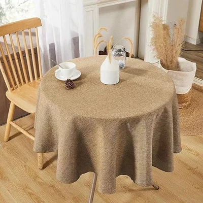 Produktbild von Famanu Tischdecke wasserabweisend mit Schutz und Lotuseffekt - für den täglichen Gebrauch