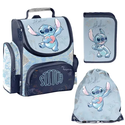 Produktbild von Schulranzen, LILO & STITCH, 3-TEILIGES SCHULSET, ANGEL DS26UU PASO