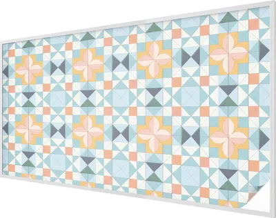 Obrázek produktu pro Vitrážová fólie na okno - 116x200 cm - vitrážový vzor - neprůhledná dekorativní fólie na ochranu soukromí - samolepicí, UV ochrana - barevná geometrie