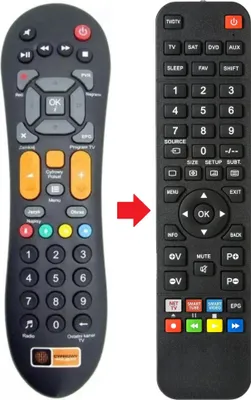 Produktbild von Fernbedienung passend für CYFROWY POLSAT PVR-HD7000 | PVRHD7000