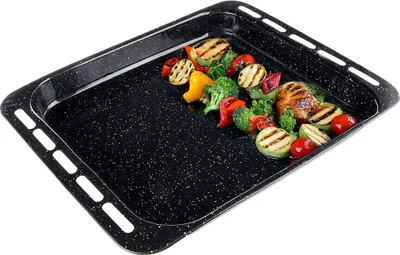 Produktbild von Orion | Backblech - 45,5x36x5 cm - Emaillierter Stahl - Ofenform - Spülmaschinenfest - Tiefe Backform