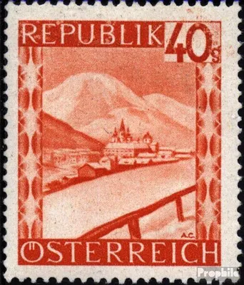 Produktbild von Briefmarken Österreich 1947 Mi 844 postfrisch Landschaften