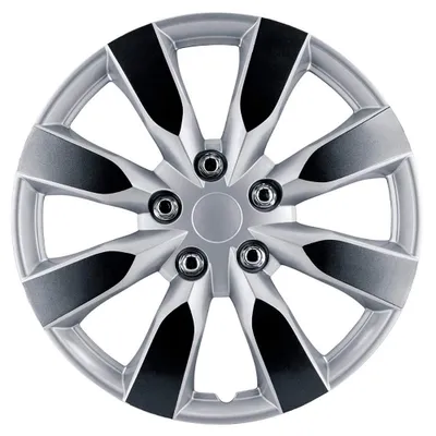 Productafbeelding van AutoStyle set van 4 wieldeksels, model Arkansas, 15 inch, zilver/gunmetal