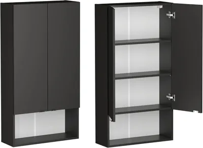 Produktbild von PLATAN ROOM Waschmaschinenschrank Badschrank 120 x 65 x 25 Hängeschrank Oberschrank für Waschmaschine und Wäschetrockner für Küche und Badezimmer