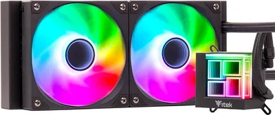 Obrázok produktu pre itek HYDRO CUBE 240B, Súprava vodného chladenia, 12 cm, 2000 ot/min, Čierna