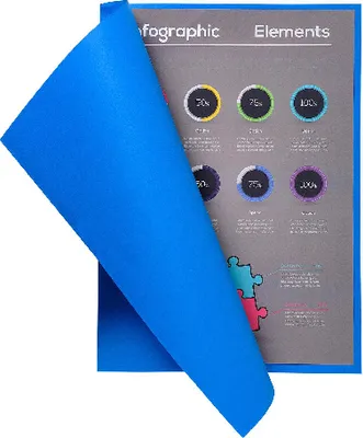 Produktbild von Exacompta 10x 10er Packung Aktendeckel 100% RC 24x32cm - sortiert - 160300E