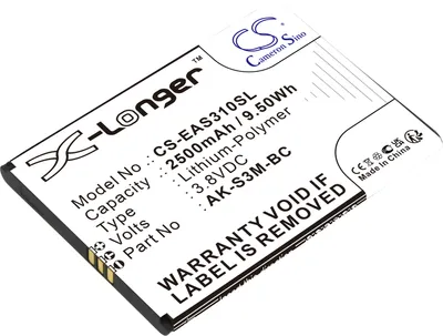 Produktbild von TECHTEK Akku Kompatibel mit [Emporia] Smart 3 Mini, Smart 4, Smart.3 Mini, Smart.4 Ersetzt AK-S3M-BC