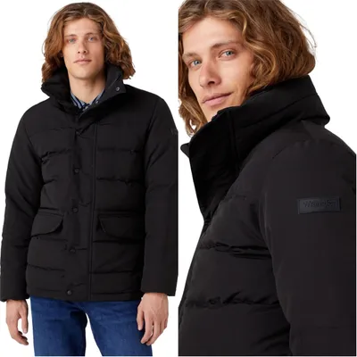 Immagine prodotto di WRANGLER uomo, giacca invernale THE BODYGUARD, 3XL, nero, giacca, inverno, giubbotti