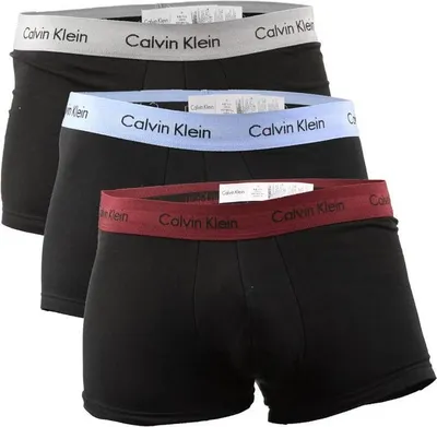 Zdjęcie produktu dla 3 bokserki CALVIN KLEIN Mod. U2664G Celeste/Grigiobordeaux Taglia: s