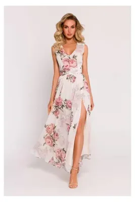 Imagen del producto de Vestido MOE M781, color blanco, talla M