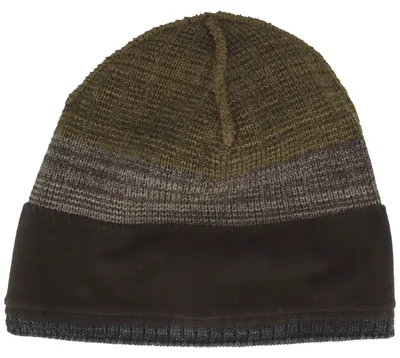 Eisglut Strickmütze Griffina XL aus Wolle mit Fleece-Innenband in blau