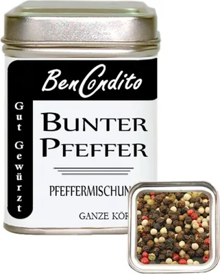 Produktbild von Bunter Pfeffer 80 Gr. Dose