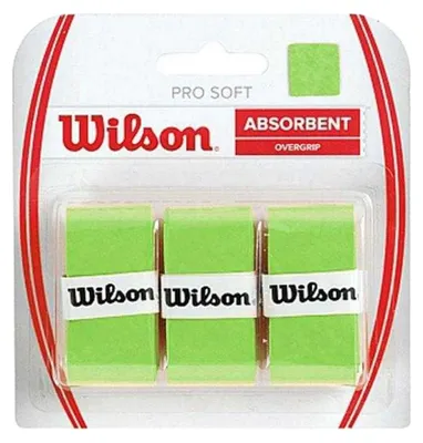 Produktbild von Wilson - "Pro" Griffband, Weich (3er-Pack) PP8621 (Einheitsgröße) (Grün)