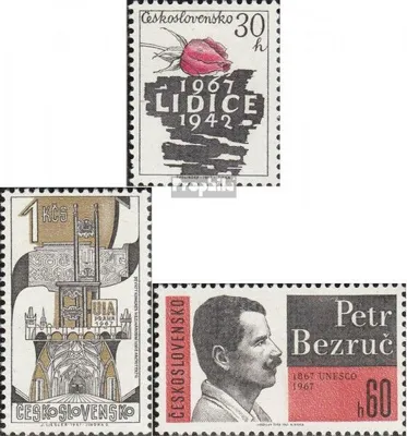 Produktbild von Briefmarken Tschechoslowakei 1967 Mi 1715,1716,1717 (kompl.Ausg.) postfrisch Sondermarken