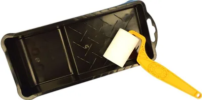 Produktbild von Lackier-Set 3tlg. Streichset Farbroller 5cm Walzen, Bügel und Wanne