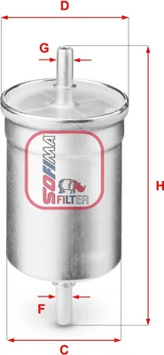 Obrázok produktu pre Palivový filter SOFIMA S 1710 B