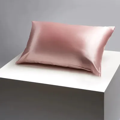 Produktbild von 22 Momme Seidenkissenbezüge, 100 % Seidenkissenbezug, 50 x 70 cm – STANDARD 100 von BABY PINK