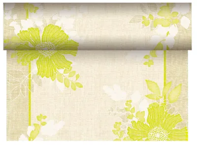 Zdjęcie produktu dla Papstar bieżnik na stół Annabel zielony Royal Collection 24m x 40cm