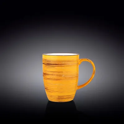Image de Tasse Wilmax 460 ml, jaune, porcelaine WL-669437/A