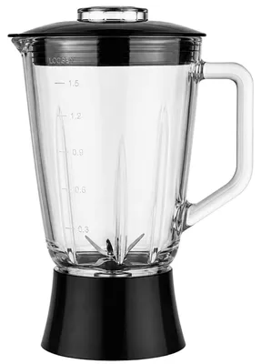 Produktbild von Ersatzglasbehälter Standmixer BG6 TurboTronic 1,5L Glasbehälter Krug schwarz