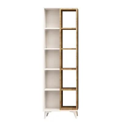 Immagine prodotto di Skye Decor, Enzamu- EnzamuMDD, bianco, librerie, 162x50x25 cm, 100% pannello di particelle rivestito in melamina