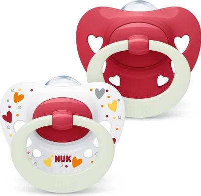 Produktbild von NUK 10176324 Signature Night Babyschnuller 6-18 Monate