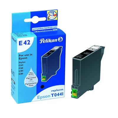 Produktbild von Pelikan Druckerpatrone E40 ersetzt Epson T0441, schwarz, 13 ml, Schwarz, Tinte auf Pigmentbasis, 1 Stück(e)