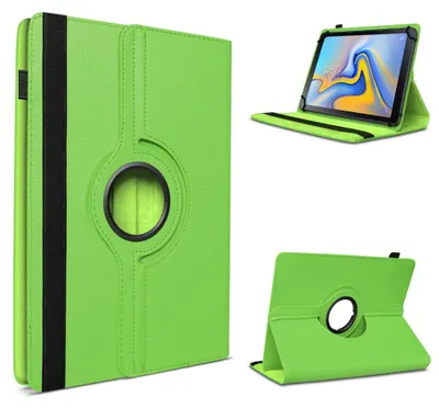 Produktbild von Tablet Hülle für Doogee U9 / U10 / U10 Pro / U11 Tasche Schutzhülle 360 Grad DrehbarFarben:Grün