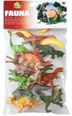 Image de Lot de 12 dinosaures - Trifox