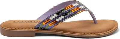 Produktbild von Lazamani Tess Damen Leder-Zehentrenner Lilac Größe 38