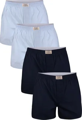Produktbild von Fabio Farini - 4 Stück Herren Unterhosen - Männer Boxershorts bequeme, weite Passform aus Baumwolle