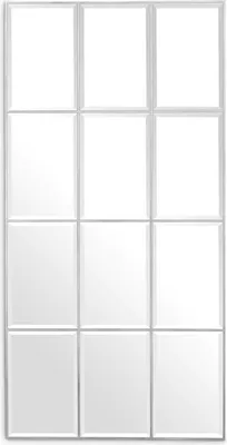 Produktbild von Casa Padrino Luxus Wandspiegel Silber 78,5 x H. 215,5 cm - Rechteckiger Wohnzimmer Spiegel - Schlafzimmer Spiegel - Garderoben Spiegel - Luxus Möbel - Luxus Einrichtung