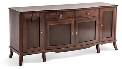 Image de Élégant buffet classique avec portes, tiroirs et étagère