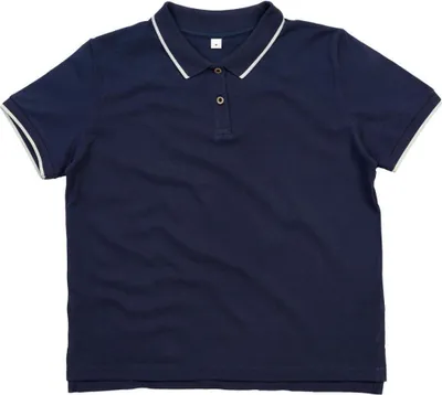 Produktbild von Mantis M192 | The Womens Tipped Poloshirt - Mehrfarbig - Farbe: Navy/White - Größe: L