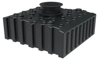 Produktbild von GreenLife Regenwasser-Flachtank 4.000 l mit Ausgleichsdom und begehbarer Abdeckung