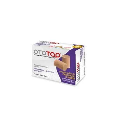 Image de Bouchons d'oreille Ico Ototap en mousse, lot de 6