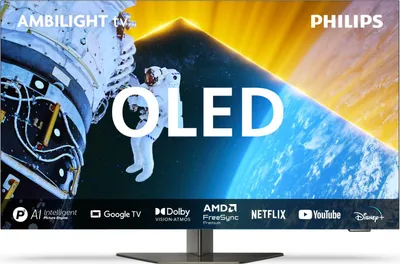 Philips 48OLED809/12, 121,9 cm (48"), 3840 x 2160 Pixel, OLED, Smart-TV, WLAN, Grau