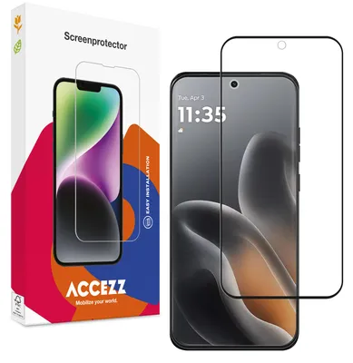 Productafbeelding van Accezz Gehard Glas Full Cover Screenprotector voor de Motorola Edge 70 Fusion
