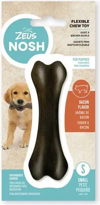 Obrázok produktu pre Zeus Nosh flexibilná hračka pre šteňatá so slaninou 11 cm 11 cm