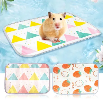 Produktbild von Kühlpads 50x40cm - Kühlmatte für Kaninchen - Kühlmatte für Hamster - Kühlmatte für Meerschweinchen - Kühlmatte für kleine Haustiere - Effektive Kühlung