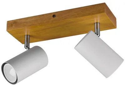 Produktbild von Deckenstrahler, Holz, Spots verstellbar L 26 cm